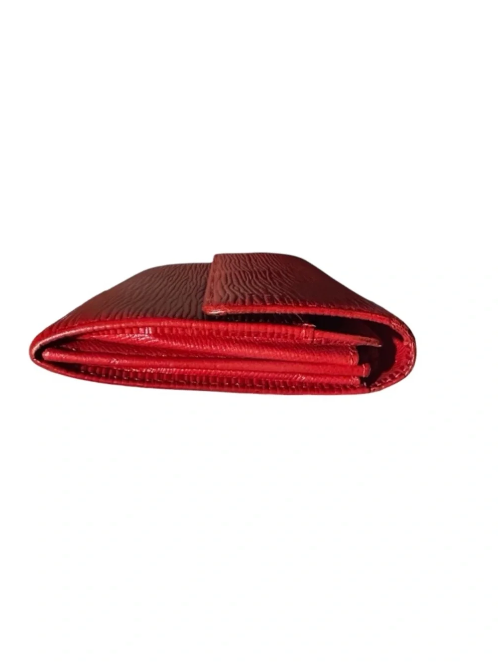 Authentic Vintage Louis Vuitton Red Epi Leather Sarah Long Wallet-Use